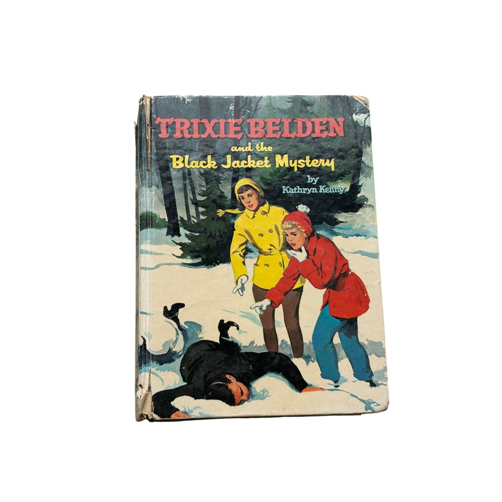 Trixie Belden and the Black Jacket Mystery Kathryn Kenny Whitman Hardcover 1961